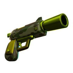 Fototapeta premium 3D Illustration, character, icon Sci-Fi Laser Gun