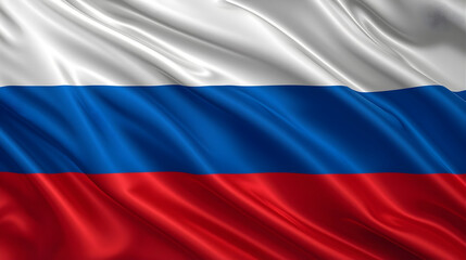 Waving Russian Flag