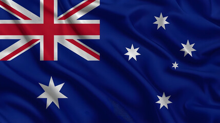 Australian Flag Waving