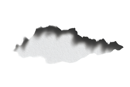 Ripped paper hole with transparent background great for placing product item - Powered by Adobe