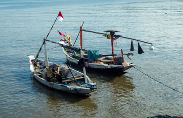 Obraz premium traditional fishing boats