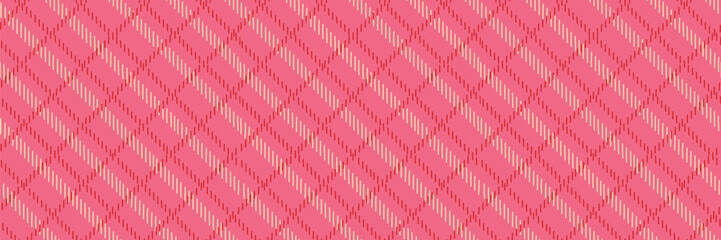 Seamless Argyle Diamond Pattern in Pink and Beige