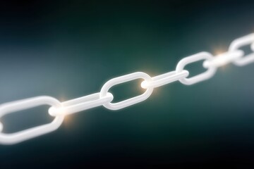 Fototapeta premium Abstract data chain graphic representing decentralized technology, Canon EOS R5 --ar 3:2 --profile sjdv69f --stylize 750 --v 7 Job ID: cef8d325-acc8-44bb-b607-e332c99e4960