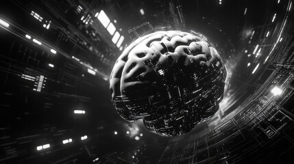 Artificial intelligence brain learning in digital network technology