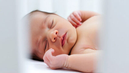 A baby's peaceful sleep