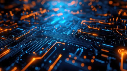 Digital circuit board processing data and network connection