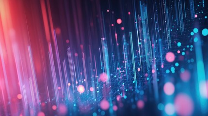 Abstract technology data flow connection network background