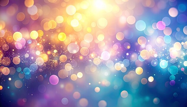 光の粒が踊る幻想的なレインボーパーティクル3