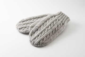 編みもののイメージ 　手袋