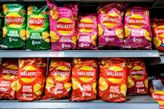 Selection Of Walkers Multi-Pack Popular Potato Crisps