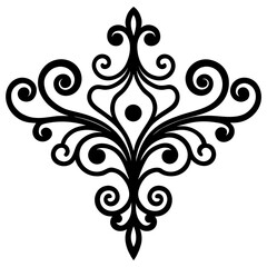 abstract floral ornament 