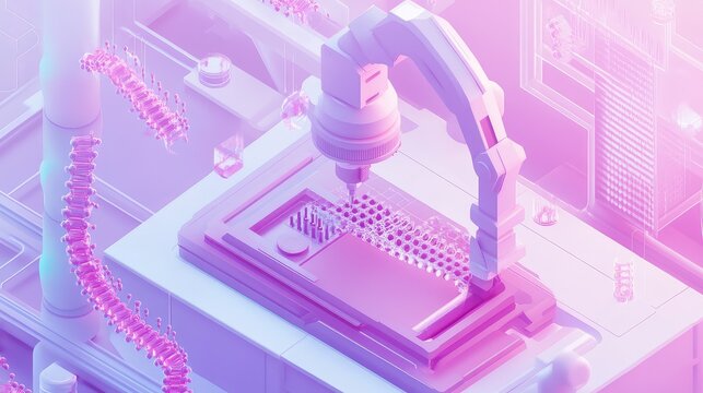 Robotic arm 3d printing human spine implants