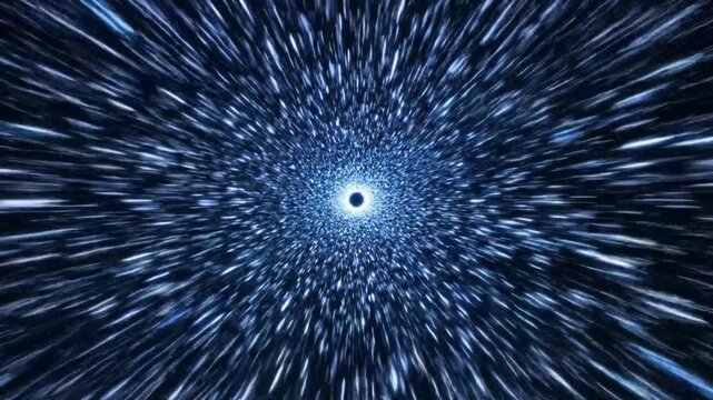 Hyperspace journey to a central singularity