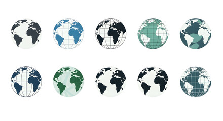 Travel and tourism vector icon set.