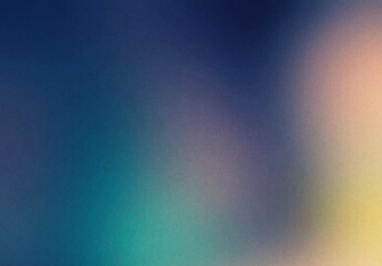 A soft abstract gradient background with a subtle grainy texture, blending deep blue, teal, purple, and warm pastel tones.