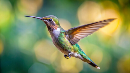 hummingbird in flight