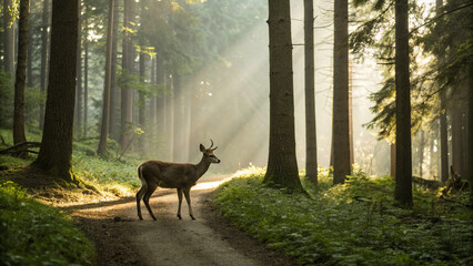 deer in the forest