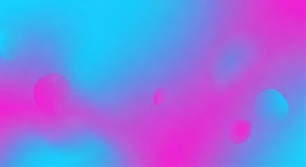 Abstract Liquid Gradient Background with Swirling Neon Colors and Soft Blurry Bubbles