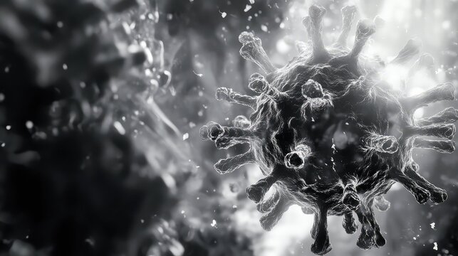 Coronavirus covid 19 virus disease pandemic background - Powered by Adobe