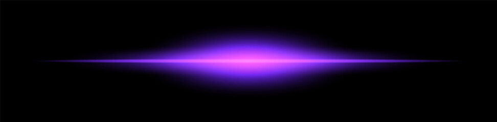 Fototapeta premium Glowing purple light against black background creates mysterious and futuristic atmosphere