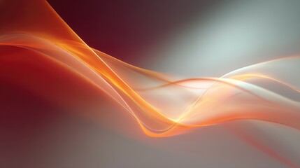 Abstract wavy lines flowing on gradient background
