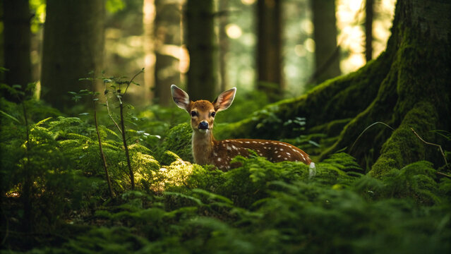 deer in the forest