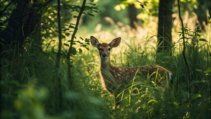 deer in the forest