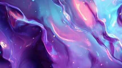 Vibrant purple liquid energy flow abstract background