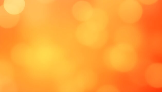 Abstract image featuring blurred, out-of-focus circles of light in shades of orange and yellow, creating a warm and vibrant bokeh effect.