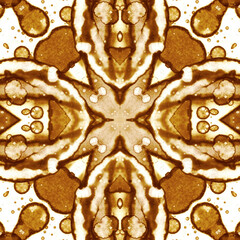 Seamless kaleidoscope pattern. Abstract texture. Creative and seamless background