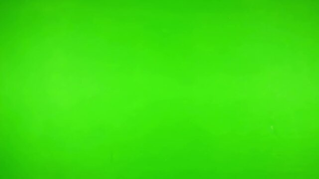 Green Screen muzzle flash gunshot high quality 4k footage scene 3 with distortion, overlay, glitch, static noise, scan lines on black background, animated video loop