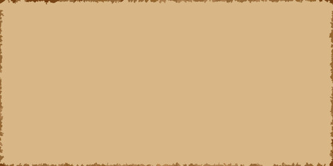 A textured brown border frames a blank parchment background evoking vintage and rustic themes