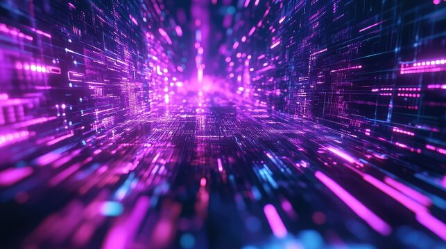 Digital tunnel transferring big data information at high speed - Powered by Adobe