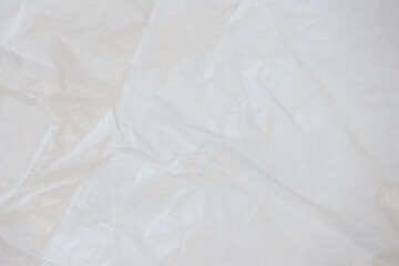Crumpled white paper texture png overlay effect, transparent background
