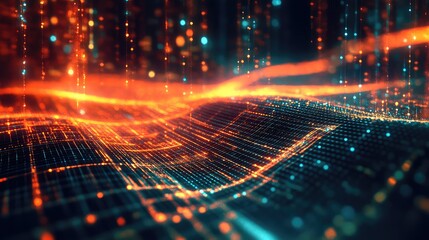 Digital wave processing data network connection technology