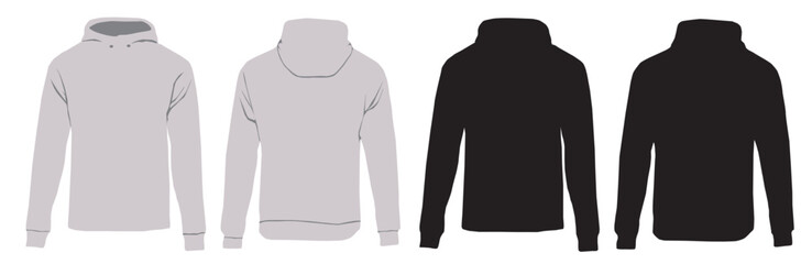 hooded sweatshirt ,mockup