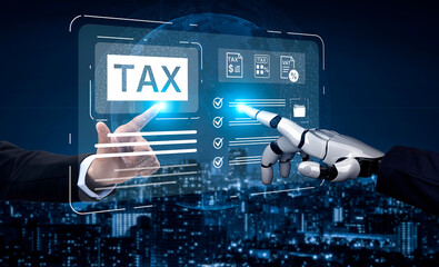 An AI assistant automates the tax preparation process by analyzing financial documents. This smart system ensures compliance with government regulations for accurate tax filing. Fermion
