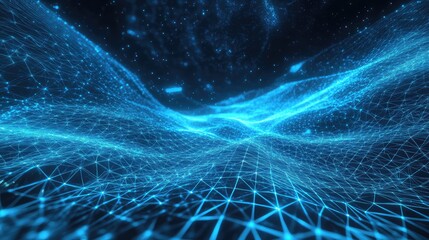 Digital network grid transforming with abstract data connection