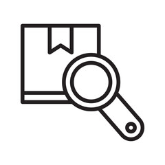 Search and sort pack icon vector design with trendy style