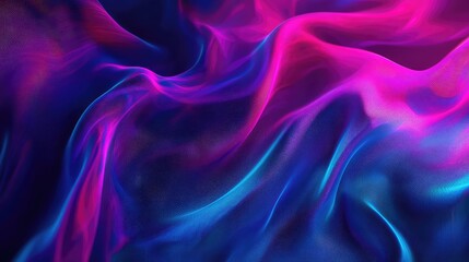Obraz premium Abstract digital waves creating vibrant neon light background
