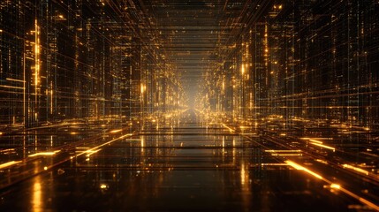 Digital data stream tunnel flowing through network