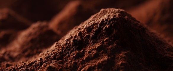 The smooth texture of rich cocoa powder evokes deep warmth and comforting bliss.