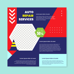 Mechanic squared flyer template