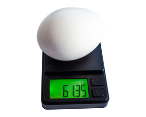 How many grams does an egg weigh?