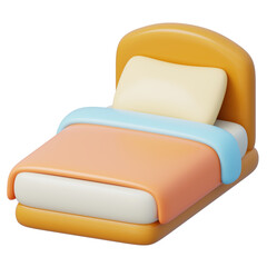 3d bed symbolizing bedtime bliss