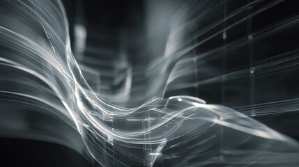 Digital wave processing data connection abstract background