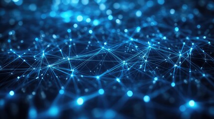 Digital network connections forming a mesh global technology concept