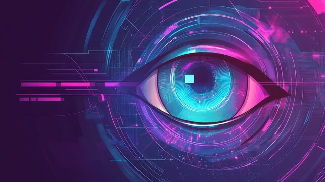 Cyber eye monitoring digital data with neural network