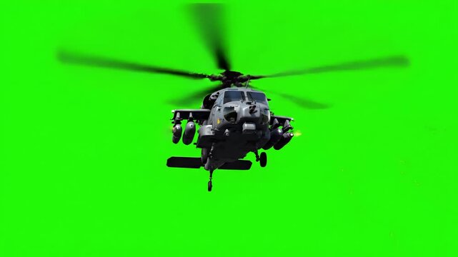 Looped VFX Element with 4k helicopter shooting alpha channel included realistic looking all it needs is to be drop in a awesome film distortion, green screen overlay, glitch, static noise, scan lines