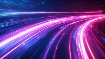 Digital data moving in a fast information superhighway